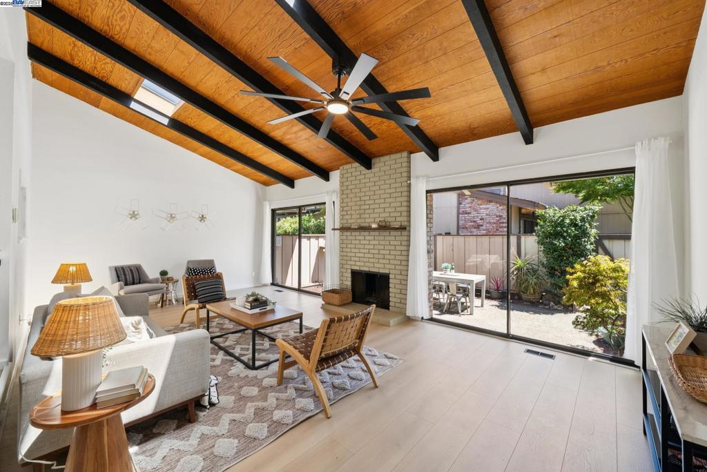 Modern Comfort. Coastal Cool. Your Alameda Escape. 1230 Ballena is not your cookie-cutter townhome; it is a 2-bedroom, 2.5-bathroom Ballena Bay stunner that blends edge with ease. Over 1,600 sqft of radiance, glass, and flow, anchored by vaulted ceilings and skylights that flood the living room with natural light. Think late-night conversations by the fire, a patio begging for champagne brunches that linger into the afternoon, a second living area to unwind, and two generously sized bedrooms upstairs that double as private escapes. The vibe? Resort living with a wink. The Ballena Bay HOA brings resort energy with a sparkling pool, lush grounds, and the simplicity of low-maintenance living. Location? Unmatched. Steps to the Marina, Pier 29, and Near Crown Memorial State Beach, Webster Street eateries, Alameda Point’s Spirit Alley, and South Shore Center, with quick connections to the SF Bay Ferry, bus lines, and I-880. 1230 Ballena is not just real estate, it is a lifestyle. Ballena Bay with bite.