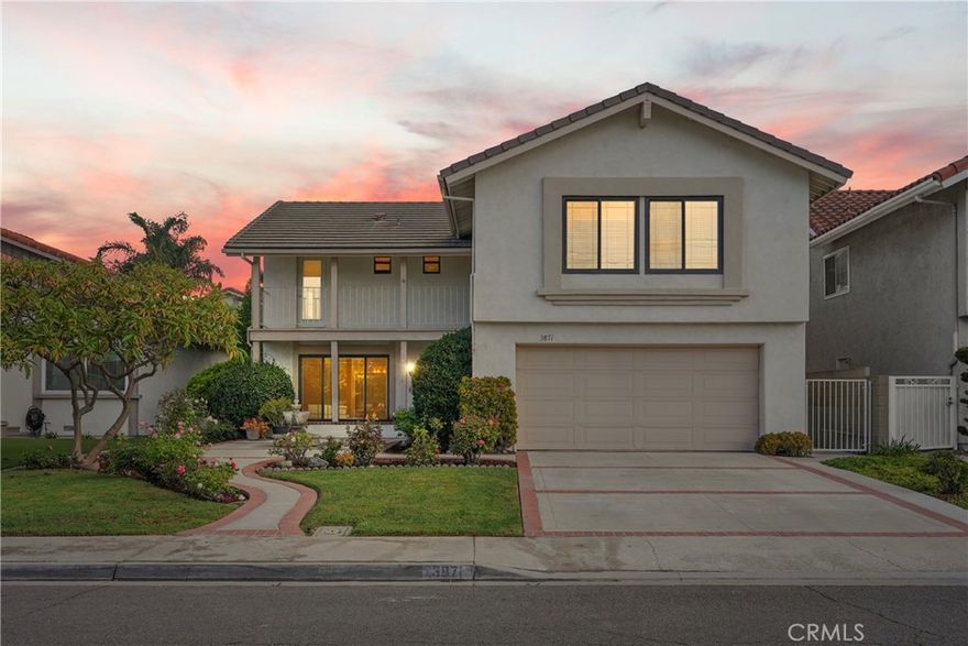 FIRST TIME on the MARKET! This large 5 bedroom and 3 1/2 bath home is one of the largest in its area over 2,500 sq. ft! Welcome to 3871 Banyan located inside one of Irvine's most desirable neighborhoods-College Park in Walnut Village. Walking distance to College Park Elementary and also near Harvard Community Park, which offers various sports and park activities. There are plenty of biking trails throughout the area and the train station is also located nearby. This home is located in a PRIME LOCATION conveniently near the 5 freeway, close to the Irvine Spectrum, UC Irvine, John Wayne Airport, and the beach less than 20 minutes away. The kitchen has newer countertops and there is LVP flooring throughout the downstairs area. Enjoy a large Primary Bedroom Balcony in the backyard and also a front Balcony partial wraparound. Updated open and airy pella windows throughout the home. Included is a Whole house water softener system. The backyard is easy to maintain and has a pergola and outdoor electricity to enjoy your peace and quiet. The community offers THREE pools, spa's, a park, and walking trails. You will not find another 5 bedroom home in Irvine around this price. Home will be delivered with Section 1 Termite clearance at no cost to buyer. Some photos have been virtually staged to get a better idea of the potential. Virtual tour available, text listing agent for further.
