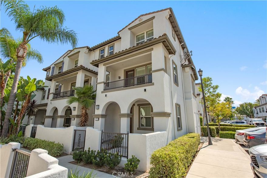 Luxury End-Unit Home in the Exclusive Gated Community of Founders Walk, Buena Park

Welcome to this beautifully upgraded, move-in ready home located in the highly sought-after private and secure gated community of Founders Walk in Buena Park. This stunning end-unit residence offers approximately 1,632 sq ft of well-designed living space, featuring 3 bedrooms and 3.5 bathrooms across three thoughtfully arranged levels.

The first floor includes a private bedroom with its own upgraded en-suite bathroom — ideal for a guest suite or home office. On the second level, enjoy a spacious and modern open-concept layout showcasing a gourmet kitchen with center island and breakfast bar, a formal dining area, and a bright, inviting living room with custom dark hardwood flooring throughout. A private front deck offers the perfect setting for BBQs or outdoor gatherings. Custom shutters and abundant natural light enhance the elegance of the space.

Upstairs on the third floor, you’ll find a generous primary suite featuring dual vanities, a custom walk-in closet, and a luxurious private bath. An additional en-suite bedroom is also located on this level.

Additional highlights include energy-efficient appliances, R-11 insulated walls with a 2-inch air gap for sound reduction, and a 2-car attached garage.

Residents of Founders Walk enjoy access to resort-style amenities, including a pool, spa, clubhouse, picnic areas, playgrounds, and a covered pavilion with BBQs. A private pedestrian bridge provides exclusive access to the Metrolink Station — ideal for commuters and weekend getaways. Conveniently located near major freeways, shopping centers, restaurants, museums, and boutique shops.

Don’t miss this incredible opportunity to own a luxury home in one of Buena Park’s most desirable communities!