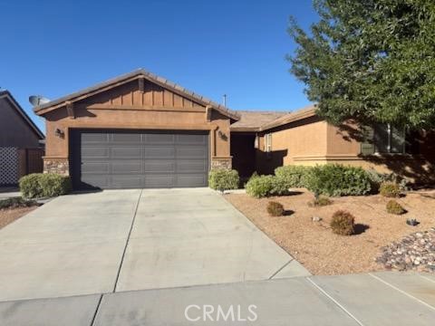 Great starter home with full kitchen, center island, that opens large living room. Spacious master bedroom with shower/tub combination + a wardrobe closet. There is a two-car garage with opener and rollup door. Large backyard with block wall fencing and room for pool or any other recreation area one wants to create. Put this on your list!