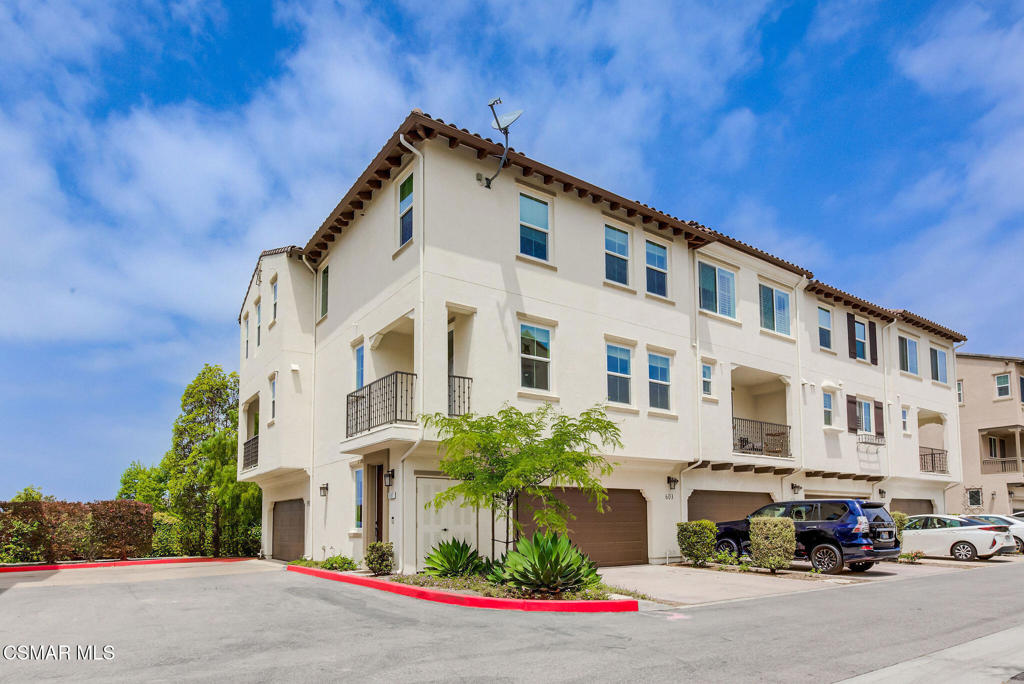 Discover this stunning Springville townhome at 597 Mustang Street, Camarillo, CA, meticulously maintained and move-in ready. Built in 2018, this 2-bedroom, 3-bath corner unit boasts modern elegance with high ceilings, an open-concept kitchen flowing into the dining and living areas, and stylish finishes throughout. Enjoy premium upgrades including quartz countertops, custom cabinetry, luxury vinyl plank flooring, plush carpet, and designer tile. The primary bedroom features an en-suite bathroom and spacious walk-in closet. Stay comfortable with air conditioning, a tankless water heater, and solar panels for energy efficiency.This quiet, sunlit home includes a private driveway with two extra parking spaces--a rare find! The Community comes complete with community pool, spa, and beautifully maintained grounds. Located in Camarillo's newest community, you're steps away from dining, shopping, trails, and parks, with easy freeway access and close proximity to Malibu, Ventura, and Oxnard beaches. Embrace modern living in this vibrant, sun-soaked location!