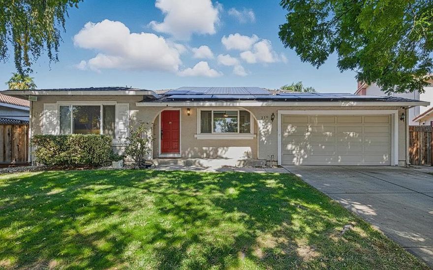 Welcome to this spacious five-bedroom home in the heart of Gilroy, blending modern updates with everyday comfort. The open-concept great room comprises the kitchen, dining, and family areas, perfect for both relaxed daily living and entertaining. The remodeled kitchen shines with quartz countertops, gas cooktop, built-in oven, and large center island, creating an inviting space to cook and connect. A cozy fireplace sets the stage for warm, welcoming evenings. The updated hall bathroom includes a stall shower and dual sinks, while the primary bath awaits your fresh ideas and inspiration. Throughout the home, luxury vinyl plank flooring adds durability and style. The indoor laundry offers convenience. The backyard features fruit trees and raised garden beds. This home is equipped with central HVAC, PEX plumbing, double-pane windows, a tankless water heater, water filtration system, and an EV charger--modern features that bring comfort, efficiency, and peace of mind. Close to parks, shopping, and commute routes!