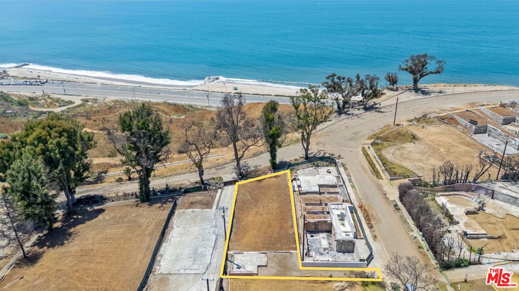 Perched on one of the most prestigious and private streets in Pacific Palisades, this rare 7,265 square foot vacant lot presents a once-in-a-lifetime opportunity to build a dream home with breathtaking, unobstructed 180-degree whitewater ocean views. Positioned directly along the coveted Via De Las Olas Bluffs, the property offers unmatched privacy and dramatic coastal vistas in a setting renowned for its exclusivity, tranquility, and spectacular sunsets. Located within a Categorical Exclusion (CATEX) Zone and exempt from full Coastal Commission review, the lot provides significant advantages for streamlining the permitting process. Professionally cleared following the Palisades Fire, with certified Phase 1 and Phase 2 debris removal completed, the property is ready for construction. Included in the sale are beautifully designed, previously permitted, two-story ADU plans (see photos), offering a valuable head start for building or customization. The previous structures consisted of a 2,083 square foot main residence and a 757 square foot ADU. With its premier location, unobstructed ocean views, and exceptional potential, this is a rare opportunity to create a custom legacy home on one of the most desirable streets in the Palisades.