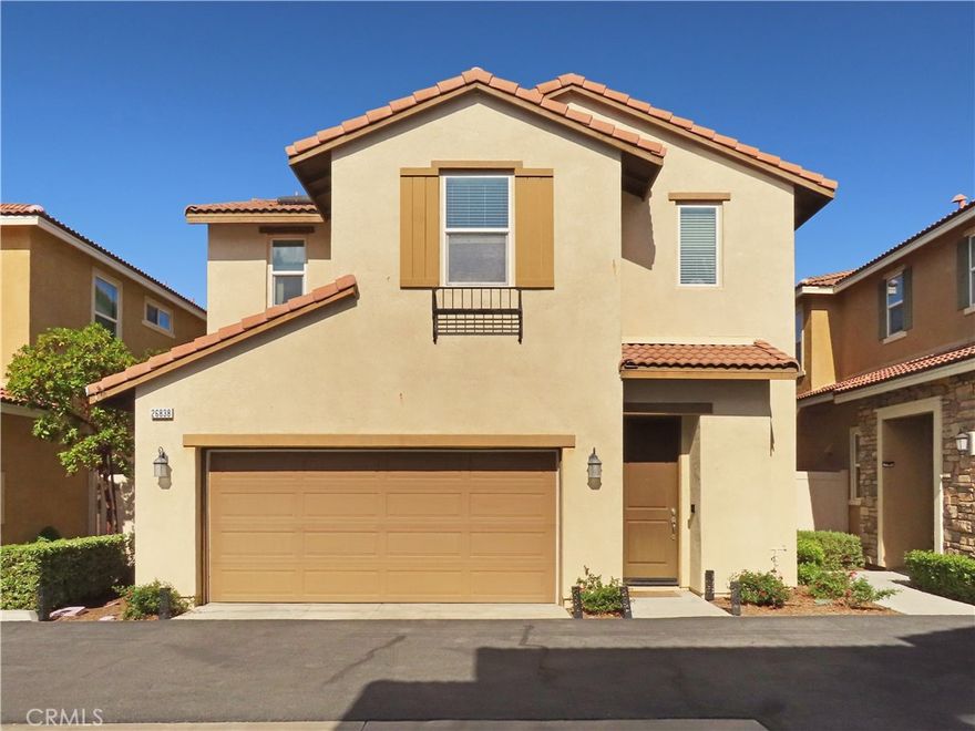 Welcome to Albion Way in highly desirable family community of Trestles in Santa Clarita! Upon entry you will be greeted by a great open concept area that provides enough space to host family and friends. Laminate flooring, recess lighting, ceiling fans and dual pane windows through-out the entire house. The beautiful kitchen that was been well taken care of with granite counter tops and stainless steal appliances accompanied by the dining area where you can enjoy every breakfast, lunch and dinners. Upstairs you will find the master bedroom with end-suite bathroom, dual sink vanity, walk in closet, and an amazing shower and bathtub. Continuing down the hall is the laundry room, another full bath with 2 more spacious rooms. Good-sized yard to enjoy barbequing. Attached 2 car garage with direct access to the home and tankless water heater. Did I mention PAID-OFF SOLAR and NO MELLO-ROOS TAXES! It cannot get better than this. Conveniently located near freeways, schools, shopping and dining. This is what you're looking for, so don't hesitate to make this your home today!
