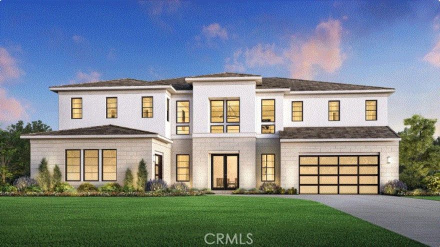 Welcome to this exquisite two-story home, located in a prestigious luxury gated community, offering both elegance and functionality. The grand entrance features a stunning double staircase with floating stairs, creating a dramatic and sophisticated focal point that enhances the home’s open and airy layout. A thoughtfully designed multi-generational suite provides the perfect living arrangement for extended family or guests, ensuring both privacy and comfort. Inside, you'll find upgraded cabinetry throughout, adding a luxurious touch to the gourmet kitchen and bathrooms. As an added bonus, the buyer will have the opportunity to select from a variety of premium design finishes, allowing for a truly personalized living experience. This is a rare opportunity to own a home that combines luxury, versatility, and modern design in one remarkable package.