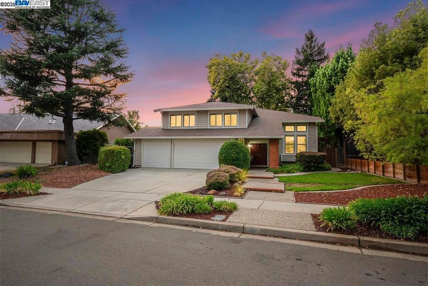 Discover this stunning, fully upgraded contemporary home in Fremont’s prestigious Weibel neighborhood, a rare opportunity in one of the area’s most sought-after communities*Situated on a premium 10,600 sq ft lot w/a 3-car garage, this spacious 5-bedroom, 3-bath residence offers a highly desirable floor plan w/a full bedroom & bath on the main level*Step inside to soaring vaulted ceilings, a bright open layout, & an elegant living & family room design*The beautifully remodeled kitchen is the heart of the home, showcasing cream cabinetry, quartz countertops w/full backsplash, stainless steel appliances, & a charming garden window*Every bathroom has been tastefully updated w/custom tile showers or tubs, modern vanities, & sleek LED lighting*Additional upgrades include fresh interior & exterior paint, luxury vinyl flooring, recessed lighting, dual-pane windows, Central heat & A/C & a newer roof*Perfect for entertaining, the private backyard retreat features a large deck, pergola, aggregate patio w/brick accents, & a variety of fruit trees*The front yard impresses w/a lush lawn, manicured hedges, mature shade trees, & easy-care bark mulch*Combining luxury, comfort, & convenience*Don’t miss your chance to make it yours!