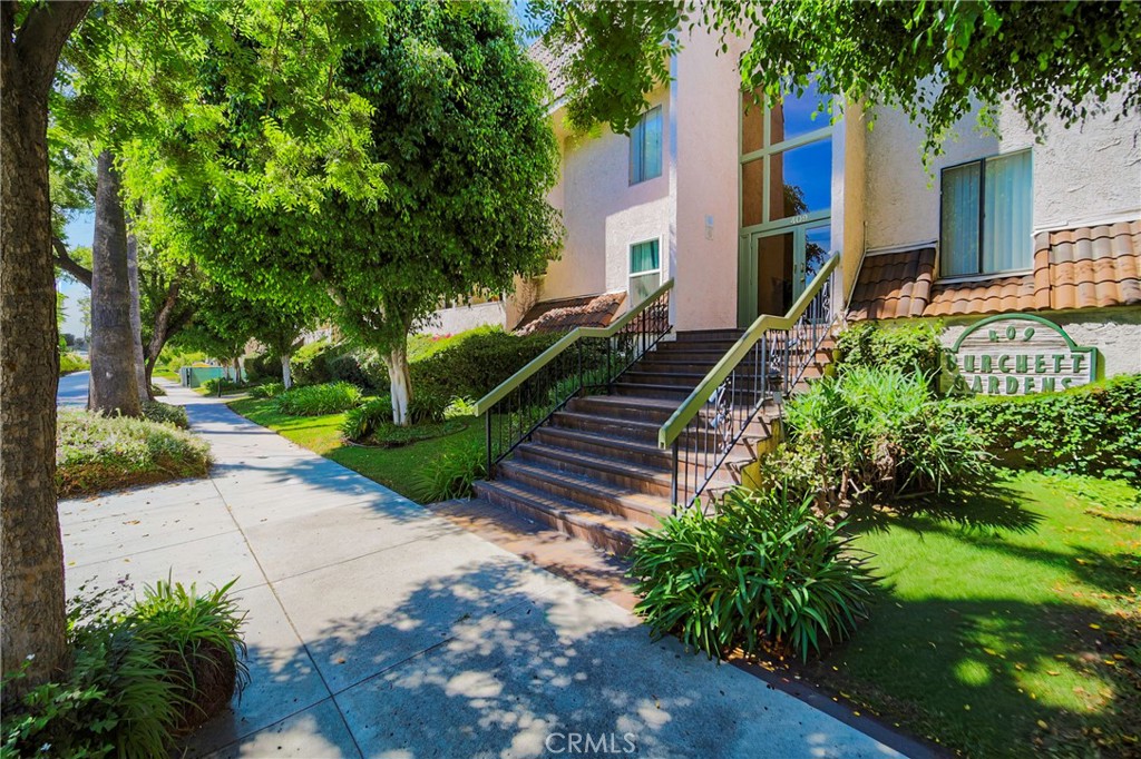Upgraded gorgeous contemporary top floor corner/end unit with amazing mountain views & 2 balconies! Bright move-in ready condo located in a desirable Glendale neighborhood, on a tree lined street, close to trendy Americana, shopping & restaurants with easy access to freeways. The Security building offers 2 side by side subterranean parking & storage closet. You will love the open floor plan with Japanese Shoji doors opens up the space or close for ultimate privacy, newer double door sliding doors with built-in mini blinds opens to balcony, laminated floors through out, elegant living & dining room with built-in glass door cabinets and recess lights. There are 2 good sized bedrooms and 2 full bathrooms. The primary suite with 3 closets and it's private hallway and bath. The newly remodeled nice kitchen with Quartz counter tops, stylish cabinets, stainless steel appliances including new Microwave opens to dining room. Building allows small Pets and offers a beautiful community POOL & spacious decks & siting areas with tables & chairs.
This elegant condominium is in immaculate condition with several upgrades and could be anyone's ideal HOME!