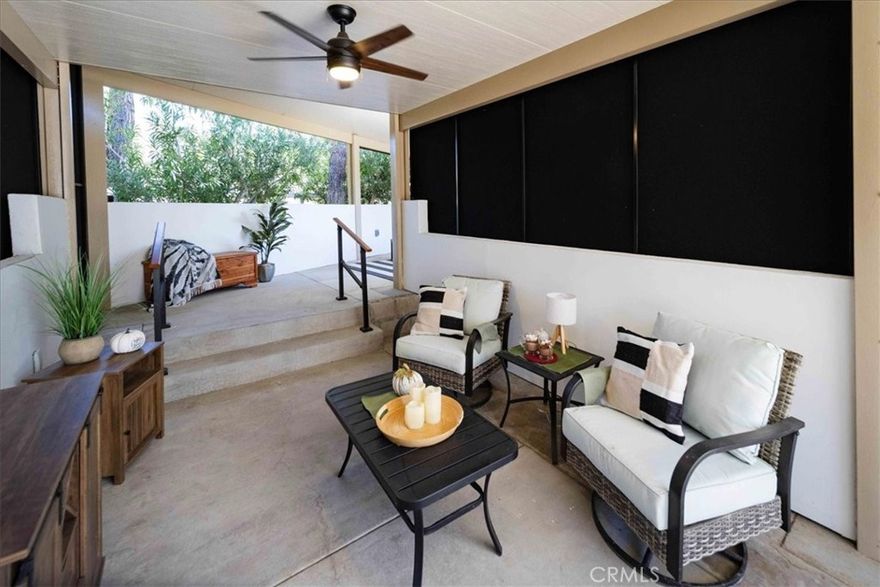 Location, Location!!! Great Price $99,900. Great Value!! Just Across the Street you will find the Pool, Market, Restaurant, Putting Green, Small Clubhouse, Pickleball and the First Hole to the 14 Hole Golf Course. Included in this Site is Allumawood Build out with fu;l shades and sliders!! BBQ, Living, Dining and Family rooms, immaculately manicured curb appeal front yard. Perfect for Entertaining, nobody in front or back of this lot. Rancho California RV Resort provides amenities such as a 14 hole Executive PAR 3 Golf Course (no fees for owners), 5 Pools/Jacuzzis, Tennis courts, Pickleball courts, Dog park, Club house, hiking trails, Horseshoe lawn and onsite grocery market. The resort is guard gated with no age restrictions. Monthly HOA fee includes use of the golf course, amenities, trash pickup at lot, water/sewer and common area maintenance. If you are considering a premier Southern California RV destination, don't miss out on visiting Rancho California RV Resort - schedule a showing today!