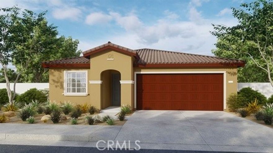NEW CONSTRUCTION with NO HOA in WINCHESTER... This 1,352 square foot single-story beauty with a California Tuscan facade has a LARGE 6,801-sf LOT!!  The floor plan places each bedroom in its own private area of the home with the primary bedroom having a nice size walk-in closet and dual sinks in the ensuite bath.  The island kitchen has a walk-in pantry, granite countertops, Smoke stained maple shaker style cabinetry and built-in stainless steel appliances with solid surface flooring throughout the main living areas and carpet in the bedrooms and closets. There is a direct access 2-car attached garage and front yard landscaping on irrigation.  This home also has Smart Home technology throughout.  We anticipate the home will be move-in ready early August this year and we can't wait to welcome your clients home.  * HUGE SAVINGS!! Our Solar is "No Additional Cost to Your Buyer" it Included in the Price of the Home *