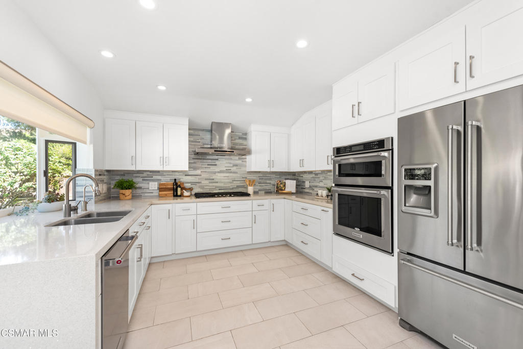 Beautifully remodeled 4-bed, 3-bath home in Westlake Village's coveted Foxmoor neighborhood. Enjoy a light-filled open layout, updated kitchen and baths, newer roof and HVAC, and a downstairs bedroom with full bath. The private backyard features a sparkling pool, perfect for relaxing or entertaining. Complete with a 3-car garage and ideally located near top-rated schools, parks, and the community pool. Move-in ready and not to be missed!