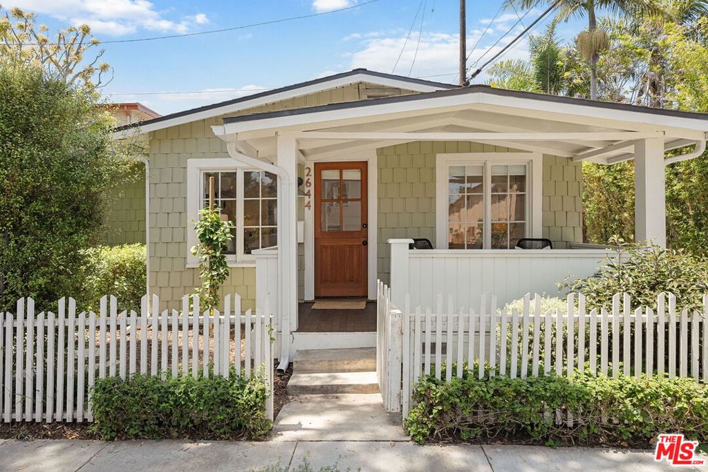 Welcome to this beautifully renovated California bungalow, nestled in a serene pocket of Santa Monica just five blocks from the beach. Blending timeless design with effortless coastal charm, this home is part of an intimate three-unit Tenancy in Common (TIC) community with low monthly dues ($215), offering a rare combination of privacy, style, and location.Behind a white picket fence, you'll discover a bright and inviting residence where every detail has been thoughtfully curated. The open and airy interior features a sun-filled living space, a designer kitchen equipped with modern amenities, and a spa-like bathroom that serves as a quiet retreat.Perfect as a primary home or a weekend escape, this bungalow offers the ultimate beachside lifestyle morning walks along the shore, afternoons exploring the best of Santa Monica, and evenings relaxing to the sound of the ocean breeze.A true turnkey opportunity in one of LA's most desirable coastal neighborhoods don't miss your chance to own this slice of paradise.