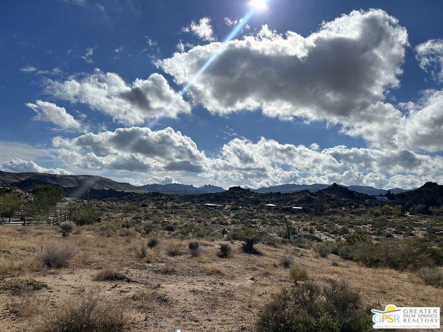 Explore the ideal setting for your dream desert getaway, encompassing nearly 8.5 acers of level land with paved access and no rough terrain. Featuring an amazing wash that ensures both privacy and tranquility, situated near Pipes Canyon area of Pioneertown. Property is located just 100 yards from utilities. The site boasts stunning views of the Sawtooth Mountains, Big Bear and the surrounding Hills and Mesa, making it the prefect location for outdoor enthusiasts who appreciate easy access to numerous hiking trails, including those in the Pioneer Mountains, Sawtooth Preserved, Flattop Mesa and more. After a day of adventure, enjoy wine, cocktails and dancing on Main Street in Pioneertown just a 10 minute drive away. Or take the scenic back road to Big Bear though Burns Canyon. Seize the opportunity to experience the beauty and tranquility of this exceptional property. Drive by and see it today!!