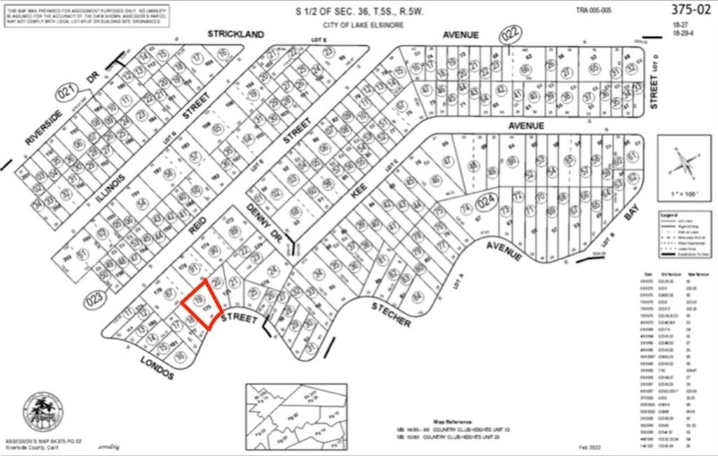 175 MB 014/085 COUNTRY CLUB HEIGHTS UNIT 12