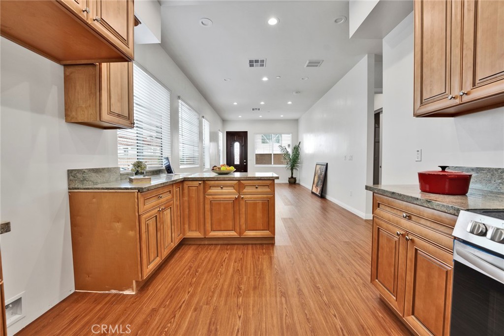 Step into this stunning, newly constructed detached ADU (Accessory Dwelling Unit), completed in 2025 and ideally situated in the sought-after city of Monterey Park, offering approximately 1,200 sq ft of comfortable living space, it features a smart layout, abundant natural light, and a modern design — perfect for families or professionals. • Featuring 3 Bedrooms & 2 Bathrooms. Includes a spacious master suite for privacy and comfort. • 10-Foot-High Ceilings. Creates a sense of openness and brightness throughout the space. • Single-Story Open Layout. Living room, dining area, and kitchen are seamlessly connected — ideal for gatherings and family time. • Modern Kitchen. Features a center island, contemporary cabinets, and new appliances functional and stylish. • Fresh Interior Paint throughout the home • Brand-New LVP (Luxury Vinyl Plank) Flooring for a clean, updated look • Recessed Lighting adds a sleek, contemporary touch • Double-Pane Windows enhance energy efficiency and reduce outside noise • Private Laundry Room. Offers added convenience for everyday living. • Energy Efficient. Equipped with 8 solar panels (fully paid off by the owner), tenants enjoy low electricity bills — eco-friendly and cost-effective. • Prime Location. Located in the heart of Monterey Park, this home offers unbeatable convenience: • Walking distance to a variety of supermarkets, restaurants, and shopping centers • Easy access to I-10 Freeway, making commuting to Downtown LA and nearby cities a breeze!! ** Key Highlights: ** Brand New Construction ** Modern Design ** High Ceilings ** Open Floor Plan ** Solar-Powered Savings ** Excellent School District. This is an ideal home that combines comfort, convenience, and modern living at its best!!