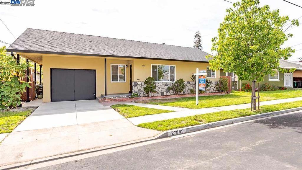 Wow! Newly remodeled home located in the heart of the Bay. Gorgeous upgrades throughout including rich hardwood floors, newer roof, newer heating & electrical, custom paint, dual pane windows, newer kit & baths with new kitchen appliances & much more! Relax in your cozy family room with a stylish elegant fireplace. Totally remodel bath room. Crown molding on ceiling throughout the house. Recessed lights throughout the house with elegant romantic atmosphere. Entertain in your spacious park like backyard with potential to expand, add on, etc. Great location with easy access to I-880/92, BART, Cal State East Bay & Chabot, Grain Regional Park & Downtown Hayward. It is a MUST see and MUST have!!!