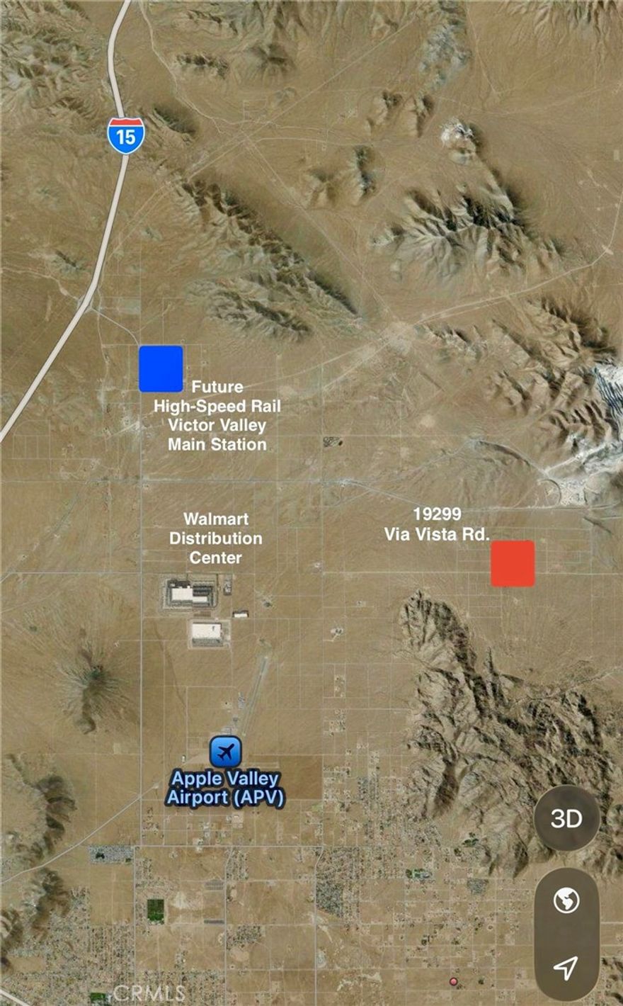 Own a piece of future prime location property in Apple Valley, over 180,000 square feet of flat land ready to build.  
Property is located 2 mile east of Walmart Distribution Center, easy to show and locate.
Any reasonable offer will be considered.