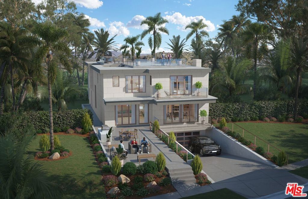 An Extraordinary Opportunity!!! Permits have been paid for and issued. Rebuild in the Palisades for a true coastal sanctuary, this 8,200-square-foot modern estate is designed to capture the essence of luxury and effortless California living. This architectural masterpiece offers breathtaking, unobstructed ocean views, with sightlines stretching endlessly toward the horizon. Framed by lush tropical landscaping and soaring palms, this striking contemporary home is defined by clean lines, sleek stonework, and expansive walls of glass, creating a seamless fusion between the indoors and the stunning natural surroundings. The open-concept floor plan is thoughtfully designed for grand entertaining and ultimate relaxation, with expansive ocean-facing terraces, a sun-drenched patio, and a private rooftop loungeall designed to take full advantage of the panoramic views. The sprawling backyard retreat will feature multiple outdoor entertaining areas, including a designer fire pit, custom seating, and an alfresco dining space, surrounded by a lush, meticulously landscaped paradise. The entryway, flanked by a dramatic glass faade, leads into a light-filled home where floor-to-ceiling windows welcome in the ocean breeze. With six bedrooms and eight bathrooms, this residence is built for comfort, elegance, and privacy. The future primary suite is envisioned as a private oasis, complete with a spa-inspired bath, dual walk-in closets, and a serene private terrace perched above the Pacific. The basement has already been excavated, permits have been pulled, and the foundation is set, offering an incredibly rare opportunity to collaborate with renowned luxury builder JNY Investments. Buyers will have the unique chance to personalize every finish, ensuring a truly one-of-a-kind dream home that reflects their vision and lifestyle. This is a once-in-a-lifetime opportunity to own an exquisitely designed coastal retreat, steps from the sand and just moments from the finest shopping, dining, and entertainment that this exclusive oceanfront enclave has to offer.