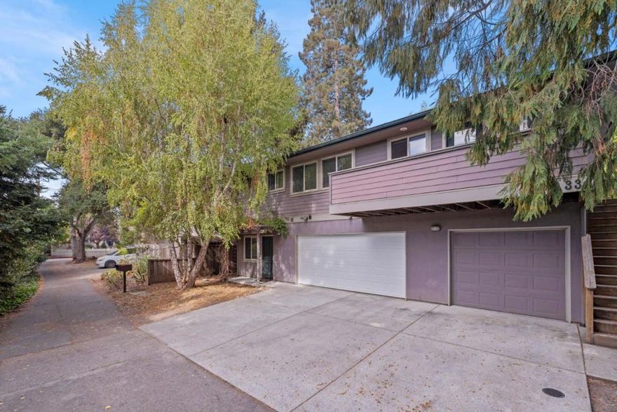 Flexible Living Options with two legal units in the heart of Santa Cruz, convenient to everything on an ideal commute location, yet tucked away on a quiet back street. The well-maintained main residence offers 1,510 sq ft of living space with 3 spacious bedrooms and 2.5 bathrooms.The primary suite includes a spacious bath with a double sink vanity and a walk-in shower. The large backyard features mature landscaping in multiple areas including a producing lemon tree, and offers exceptional privacy along with extra space that is ideal for gardening or outdoor projects, plus an oversize 2 car shop/garage. The legal second residence currently rented for $1225 per month offers 399 SF of open living space with full kitchen and bath its own 1 car garage, and there is additional off-street parking in the driveway for 3 more vehicles. There's even a detached bonus office/art studio that hasn't been used for years and is ready for renovation and/or conversion to a third unit. Enjoy the best of both worlds, with room to grow!