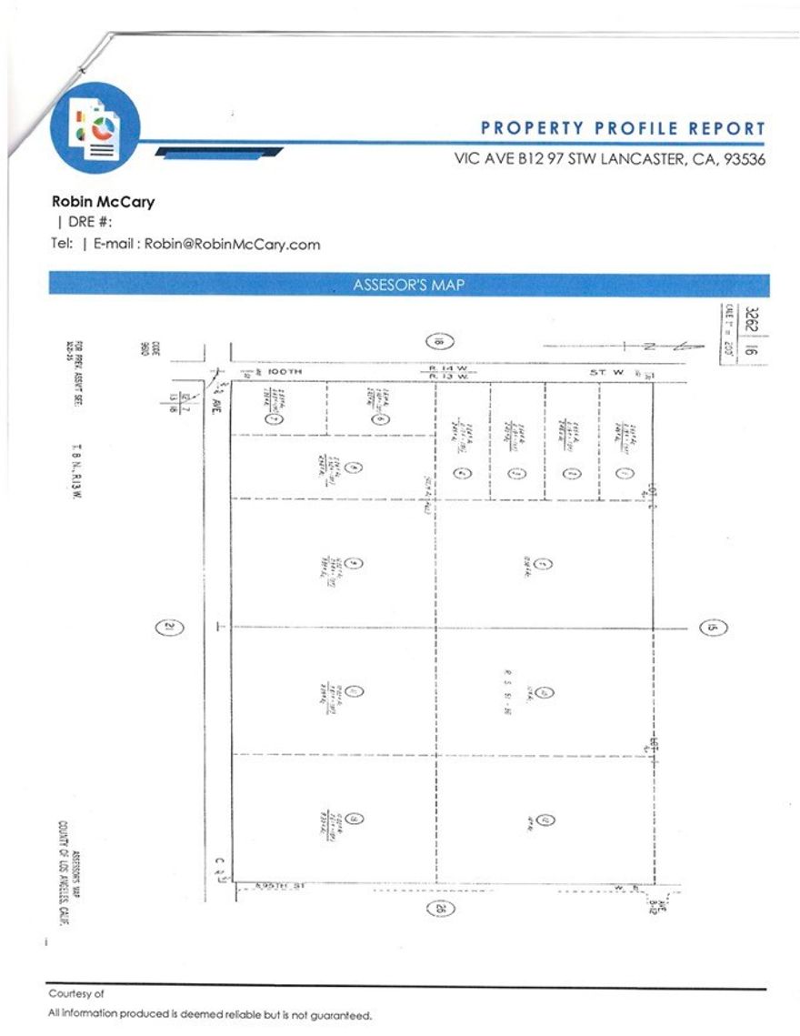 Vacant land for sale in Lancaster, Los Angeles County.