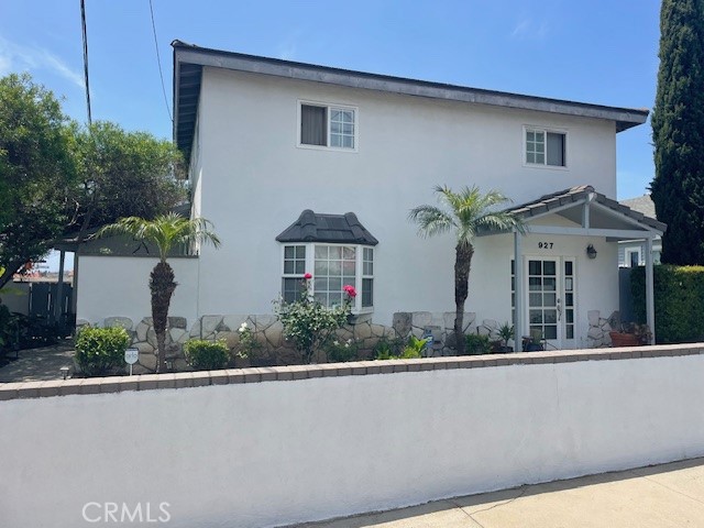 Great Duplex in Prime San Pedro Location-Discover this fantastic investment opportunity or multi-generational living solution in the heart of San Pedro. This duplex features two units. The First unit includes 2 bedrooms 1 home office room and 1.5 bathrooms, with an ocean view from the upstairs bedrooms, while the second unit offers 2 bedrooms and 1.5 bathrooms- perfect for extended family, rental income, or live-in-one/ rent-the-other flexibility. Both units include washer/dryer hookups and private two-car garages. There is also a remote gated entrance to the side of the home with ample space that can be used for extra parking or RV's There is additional storage with a dedicated shed area next to the garages. Located near schools, churches, dining, parks, freeways, and the Port of Los Angeles, this duplex is ideally situated for commuters and locals alike.