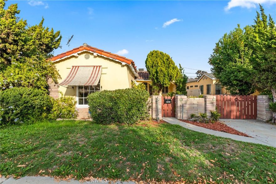 As you enter the home to your left is a spacious window lined living room with a romantic fireplace. To your right is a large dining area right off of a quaint kitchen perfect for whipping up goodies for friends and families. wrapping around the back of the home are 3 bedrooms and 1.5 baths. So come make your home in Atwater Village and don’t miss seeing this charming home.