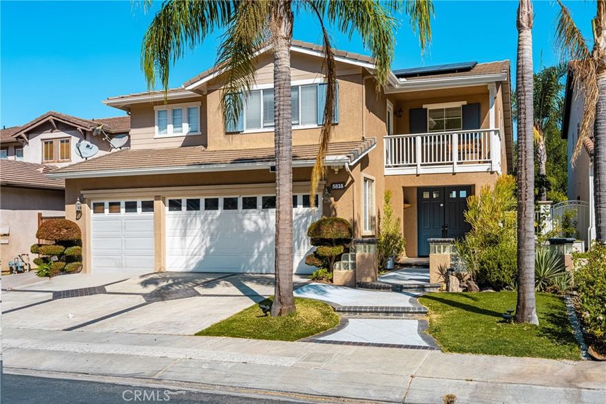 Welcome to 5835 E Ridgemont Court where modern upgrades meet timeless comfort in the hills of Orange. Step inside to a light filled open concept floor plan that flows from the remodeled chef’s kitchen to the inviting living and dining areas creating the perfect setting for gatherings. With five bedrooms and three updated baths including a spa inspired master retreat this home offers the flexibility for family work and relaxation. Fresh paint new finishes sixteen solar panels and EV ready plugs make it move in ready and future friendly. From your private balcony take in sweeping views of the city lights and mountains where every sunset feels like a personal masterpiece. The Ridgemont community places you minutes from hiking and biking trails in Santiago Oaks and Irvine Regional Park convenient shopping and dining at Orange Hill and easy access to freeways while still feeling tucked away in a quiet enclave. This is more than a home it is a lifestyle designed to inspire energize and welcome you every day.