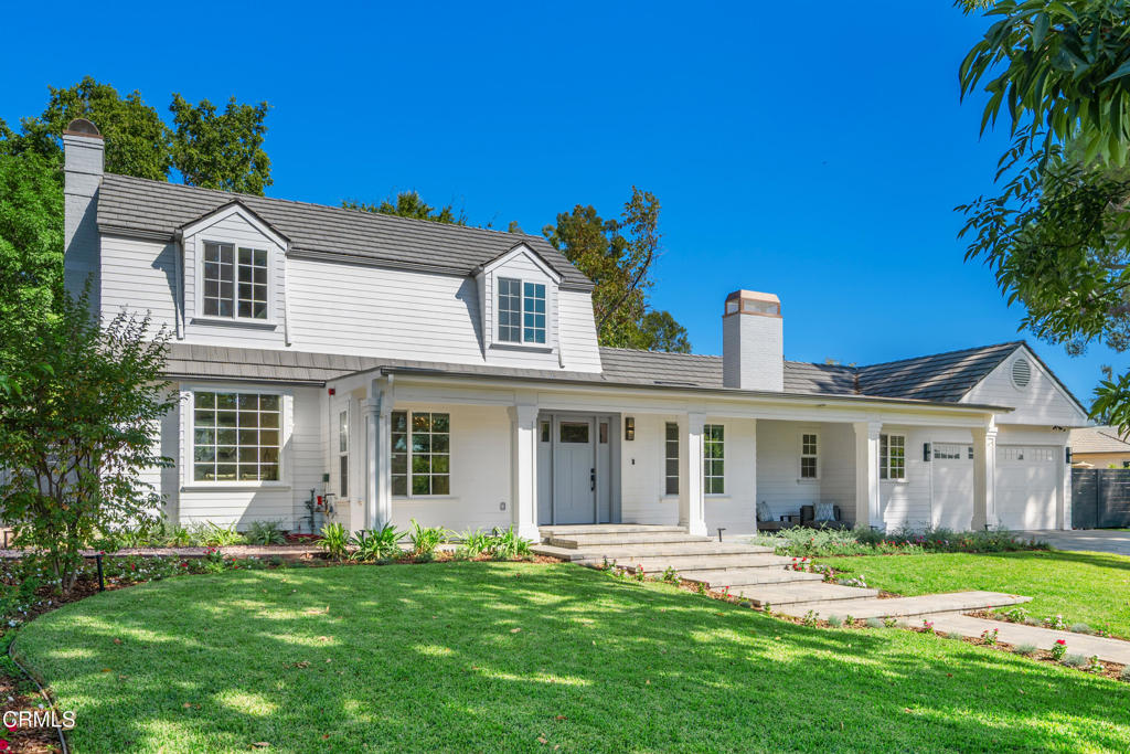 Completely rebuilt and expanded with over 1,300 square feet of new construction in 2025, this stunning Arcadia residence has been fully reimagined, permitted, and modernized from the ground up. Now offering approximately 5,185 square feet of thoughtfully designed living space on a 17,560-square-foot lot, the home perfectly blends timeless architecture with contemporary elegance in one of Arcadia's most sought-after neighborhoods, just minutes from the Arboretum and Upper Rancho.A formal living room with an elegant fireplace welcomes you inside, flowing seamlessly into a refined dining area and light-filled family room that opens to an atrium-style game room--ideal for both everyday living and grand entertaining. The breakfast nook overlooks the lush backyard and sparkling pool, while a custom wine cellar adds sophistication to the home's entertaining spaces.The main level also features a private bedroom suite--perfect for in-laws or guests--along with two additional bedrooms (one ideal as an office or study), a full bath, and a separate laundry/utility room for added convenience.Upstairs, the spacious primary suite offers a serene retreat, accompanied by two additional bedrooms and another full bath for family or guests.Outdoors, enjoy a resort-style setting with a shimmering pool, expansive lawn, and covered patio for effortless al fresco living.With six bedrooms, five bathrooms, and multiple living zones--all newly built and fully permitted--this turnkey home represents a rare opportunity to experience refined design, modern comfort, and exceptional craftsmanship in one of Arcadia's premier enclaves.