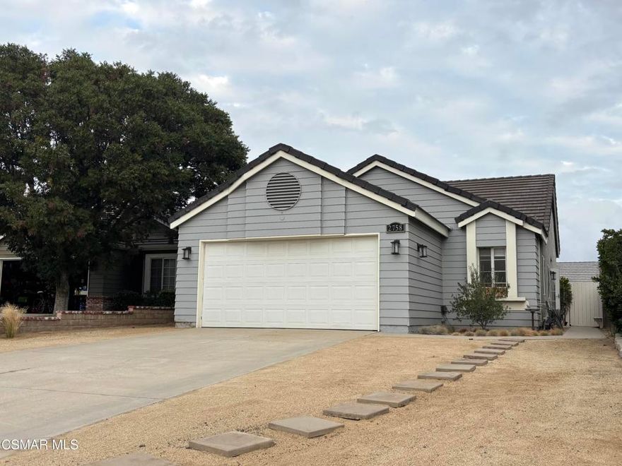 Don't miss this lovely home in Simi Valley , North of the 118. Located in a great neighborhood in Central Simi this home offers an environment for peaceful relaxing. The drought tolerant landscaping will keep your utility bills down, and require little to no maintenance. A large primary suite with attached upgraded bath and la large closet offer ample space. Volume ceilings throughout create a feeling of openness.  The kitchen features upgraded appliances. The rear yard has a fire pit and plenty of room for relaxing or hosting get togethers. And the oversize driveway provides parking for multiple vehicles.