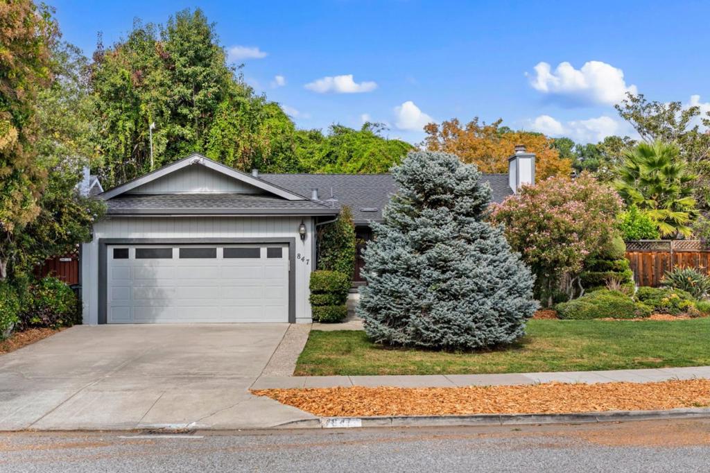 Welcome to 847 Wren Drive, San Jose, California! This 1,568 sq. ft. home has vaulted ceilings! Enjoy central A/C and heat. Located on a corner lot at the beginning of a Cul-de-sac. New interior and exterior paint. New floors. Lot size of 7,000 sq. ft. ! Home is a 3 bedroom 2 bath. County records show 2 bedrooms. Buyer to do their own investigation about any permit and/or status of third bedroom.