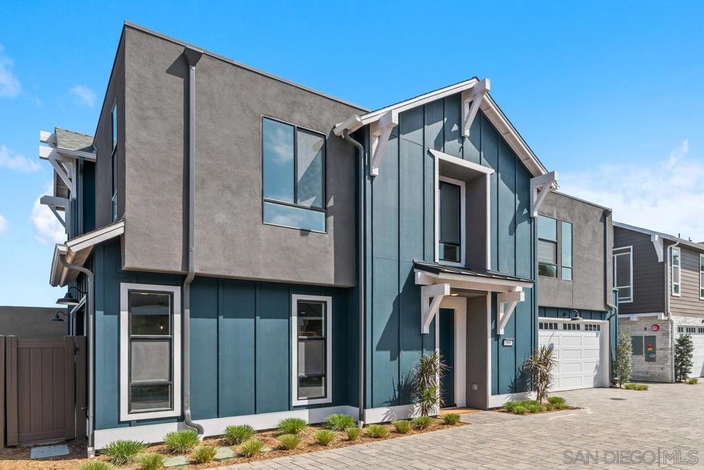Brand New Construction! Move-in Ready! Welcome to Stonesteps Cove, a Brand New enclave of 12 detached homes with a modern farmhouse aesthetic making a quaint new community west of the 5 Fwy in Coastal Encinitas and Leucadia! Introducing Residence 2 at 569 N Vulcan Ave. Enjoy upscale living in this Modern Coastal Farmhouse with 3 bed/2.5 bath plus upstairs Teen Room with 1803 sq ft. The Entry level greets you with an expansive Great Room with Chef's Kitchen, spacious island with seating, Dining area and Living Room. Enjoy extra large premium sliding doors bringing in abundant natural light and opening seamlessly to secluded outdoor space. Second level includes Primary Bedroom suite, Secondary Bedrooms, Full bath, Teen Room/ and Laundry room. Impeccably styled by Within Design with plank oak flooring, elegant Della Terra quartz countertops, GE Monogram Series Appliances, Custom wood cabinetry, Kohler/Moen hardware and Designer tile throughout. Includes attached two-car garage with direct access and home solar system. Stonesteps Cove is situated on Vulcan Avenue across from the iconic Pannikin Coffee House and just a short stroll to Stonesteps Beach through the new El Portal pedestrian under crossing. This is the epitome of Encinitas Beach Living at your doorstep with walkability to beaches, restaurants, cafes, schools, Farmers Market and more! Brand New Construction! Move-in Ready! Welcome to Stonesteps Cove, a Brand New enclave of 12 detached homes with a modern farmhouse aesthetic making a quaint new community west of the 5 Fwy in Coastal Encinitas and Leucadia! Introducing Residence 2 at 569 N Vulcan Ave. Enjoy upscale living in this Modern Coastal Farmhouse with 3 bed/2.5 bath plus upstairs Teen Room with 1803 sq ft. The Entry level greets you with an expansive Great Room with Chef's Kitchen, spacious island with seating, Dining area and Living Room. Enjoy extra large premium sliding doors bringing in abundant natural light and opening seamlessly to secluded outdoor space. Second level includes Primary Bedroom suite, Secondary Bedrooms, Full bath, Teen Room/ and Laundry room. Impeccably styled by Within Design with plank oak flooring, elegant Della Terra quartz countertops, GE Monogram Series Appliances, Custom wood cabinetry, Kohler/Moen hardware and Designer tile throughout. Includes attached two-car garage with direct access and home solar system. Stonesteps Cove is situated on Vulcan Avenue across from the iconic Pannikin Coffee House and just a short stroll to Stonesteps Beach through the new El Portal pedestrian under crossing. This is the epitome of Encinitas Beach Living at your doorstep with walkability to beaches, restaurants, cafes, schools, Farmers Market and more!