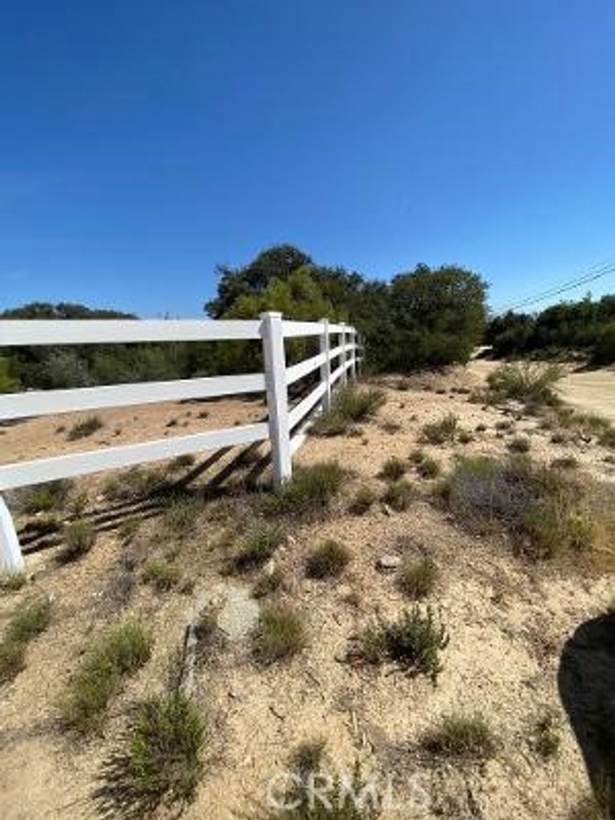 NOW is the time to invest in California for your future. 
ACRES OF AFFORDABLE Country Land in So. California.  5 Acres
Camp, hike, meditate, getaway from the city...Build later but own your piece of Calif NOW...Moving to the COUNTRY ??? Build your dream home or have a WEEKEND getaway.  Whatever your intention this property can be the one!!
It is amazing what you can accomplish on 5 acres of land.  Houses in the city are on 7000 s.f lots that's 6 per acre... Crazy right?!!
So you can imagine what you can create on 5 acres of vacant usable land.   $3300 Perc test completed
3780 Elevation, Mild seasons. Close to the city but far enough away to not have the noise, the lights, the smog AND you can see the
stars at night.  We are 35 minute drive from Temecula, Hemet, Palm Desert, Idyllwild... And only 1-1/2 hours from Disneyland!!!
Come check this piece out.  Comes with a Percolation test for the septic system, No grade letter for the pad for your home, front vinyl fencing, 
two concrete pads. And the Most Beautiful VIEWS!!!!!