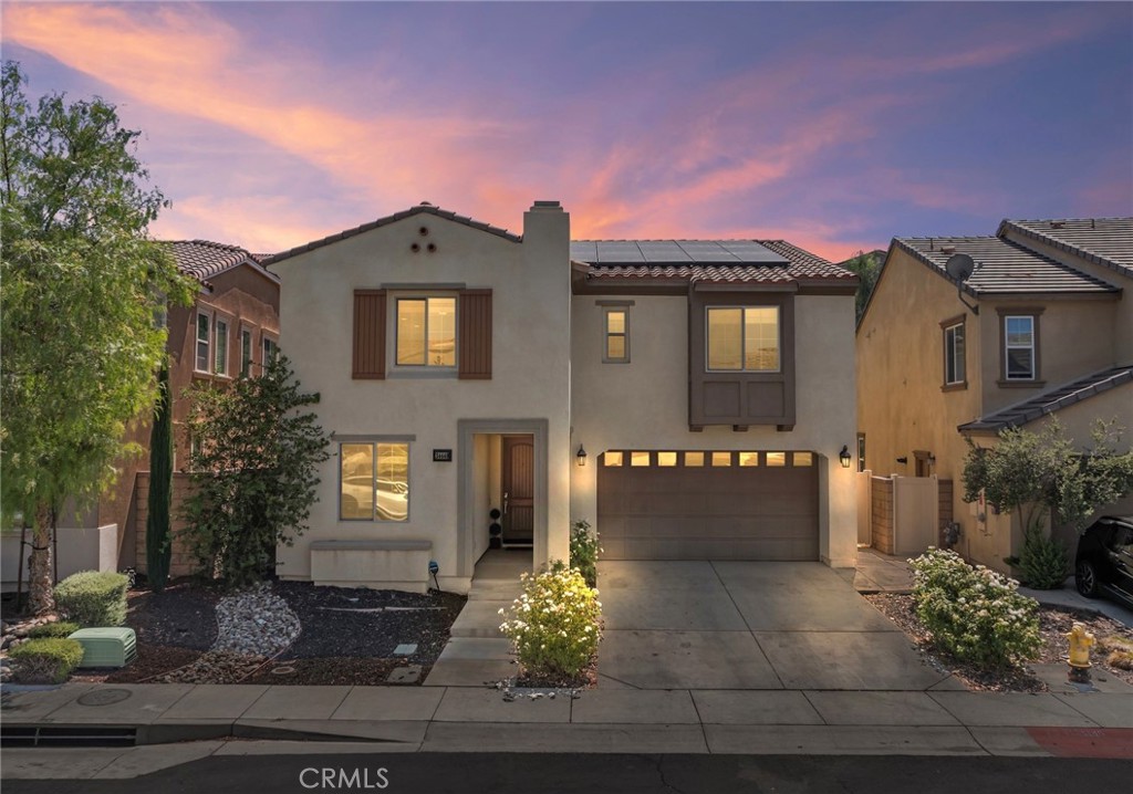 Welcome to this beautifully maintained 5-bedroom, 3-bathroom home in the desirable gated Westridge community of Canyon Hills. Offering 2,865 square feet of living space, this two-story home features a thoughtful and flexible layout ideal for multi-generational living or growing households.
Downstairs, you’ll find a convenient bedroom and full bathroom—perfect for guests or in-laws—alongside a spacious open-concept kitchen and living area. The kitchen boasts granite countertops, ample cabinetry, stainless steel appliances, and a center island with bar seating—an ideal setup for everyday living and entertaining.
Upstairs, a generous loft provides a perfect space for a home office, media room, or play area. Throughout the home, you'll enjoy ample storage and well-maintained finishes.
The garage has been converted into a bonus space currently used as a music room, with potential for a home studio, gym, or flex room. It remains fully functional and can easily be reverted to a traditional 2-car garage, or the structure can be removed altogether.
Other highlights include energy-efficient solar panels, a built-in fire sprinkler system for added safety, and a Tesla charger (negotiable to stay with the home).
Community amenities include gated access, a resort-style pool and spa, dog park, playground, and beautifully maintained green spaces. Located just minutes from shopping, dining, parks, and top-rated schools.
This turnkey home offers not just space—but smart options for lifestyle and long-term value. Don’t miss it!