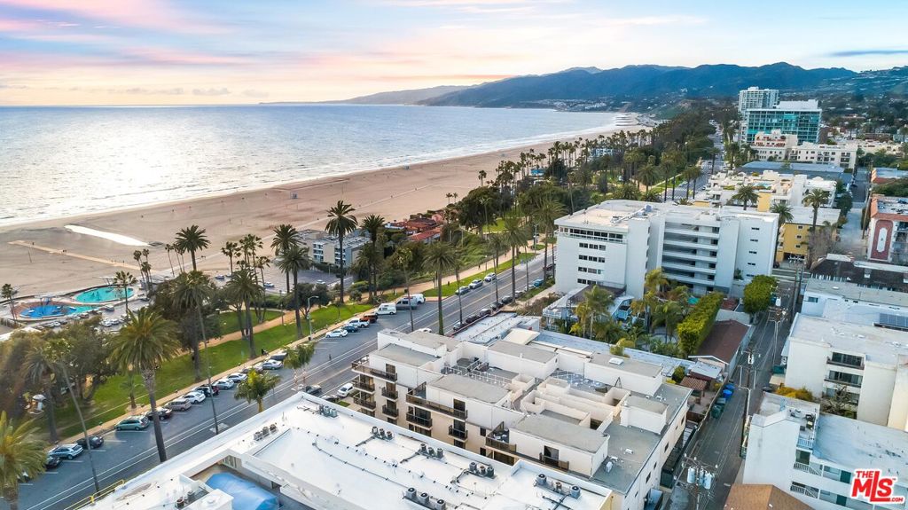 Spectacular Ocean views up the coast to Malibu from this 2-bedroom, 2-bathroom plus loft home in this exclusive, boutique Ocean Avenue building. The kitchen offers granite countertops, a microwave, and a wine fridge. The Loft with its custom-built-ins, makes the perfect home office, media area, or even a 3rd bedroom. The Loft area opens to a rooftop sun deck with 180-degree views. Watch the ocean, catch the sunset, or just gaze out to the coastline up to Malibu. Across from Palisades Park. Additional features include ample closet space, cedar-lined drawers for your Winter wardrobe. in-home laundry, and two side-by-side parking spaces. Just a stone's throw from shops and cafes along Montana Avenue. This home offers sophistication and convenience. No pets, please. Available for a 1-year minimum lease.