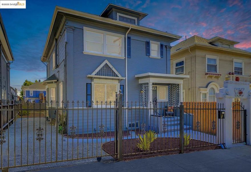 Why Settle? At 839 35th St., You Can Have It All. Welcome to your modern glow-up—no compromises, just style, space, and serious vibes. This stunner delivers big: a sleek designer kitchen (hello, quartz + steel), bright open living areas, dreamy bedrooms, and yes—it’s all move-in ready. But let’s talk about that yard. It’s massive. It’s private. It’s your blank canvas. Host epic BBQs, plant your dream garden, or build out your future—there’s room for it all. Located minutes from BART and the Bay Bridge, your commute? Handled. Your life? Upgraded. Your budget? Still breathing. This is the home you didn’t think existed—until now. Smart. Stylish. Spacious. And still within reach. But not for long. Hustle up. The good life in Oakland starts right here.