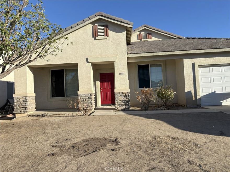 Welcome to this beautiful Single story home in Victorville offering 4 bedrooms, 2 bathrooms, and an attached 2-car garage. This inviting home features an open and functional floor plan with a spacious family room that includes a cozy fireplace—perfectly situated just off the kitchen, creating a warm and welcoming atmosphere for everyday living and entertaining. The home also offers a large dining room, ideal for family gatherings and entertaining guests. The kitchen provides generous counter space, ample cabinetry, and a convenient layout that connects seamlessly to both the dining and family areas. The primary suite offers comfort and privacy with an ensuite bath, while the additional bedrooms are well-sized and versatile for guests, family, or a home office. An interior laundry room adds to the home’s functionality.  Conveniently located near local schools, shopping centers, dining, and commuter routes, this property combines comfort, space, and a desirable location—ready for immediate occupancy.