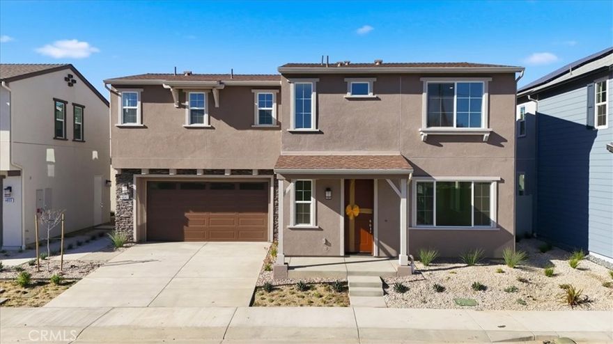 New Construction — Move-In Ready! Located in the highly desirable Beltramo Ranch community by KB Home
Please check in at the sales office for the Open House.

This impressive 2-story Family home offers comfort, style, and functionality throughout:

Entry Level
• Spacious, open-concept living room and dining area — perfect for gathering and entertaining
• Large kitchen featuring a walk-in pantry and a generous island with seating Open to Living Area
Second Floor
• Two secondary bedrooms and secondary full bathroom with double vanity
• Laundry closet located near the bedrooms for added convenience
• Private primary suite with large walk-in closet and a spa-like ensuite featuring a double vanity
Upgraded lighting throughout Community features: Private streets, walkways & community lighting, Upcoming BBQ area for gatherings, Scenic walking trail to the Arroyo & nearby parks, HOA includes maintenance of common areas, fencing, gates AND FRONT YARD LANDSCAPING & tree maintenance! Enjoy direct access to Glenwood Park and the beautifully landscaped surroundings, ideal for families and those seeking modern comfort in a prime Moorpark location. Close to award-winning schools, shopping, dining and freeway access. This is the community you've been waiting for, come see for yourself!  ALL PHOTOS HAVE BEEN VIRTUALLY STAGED