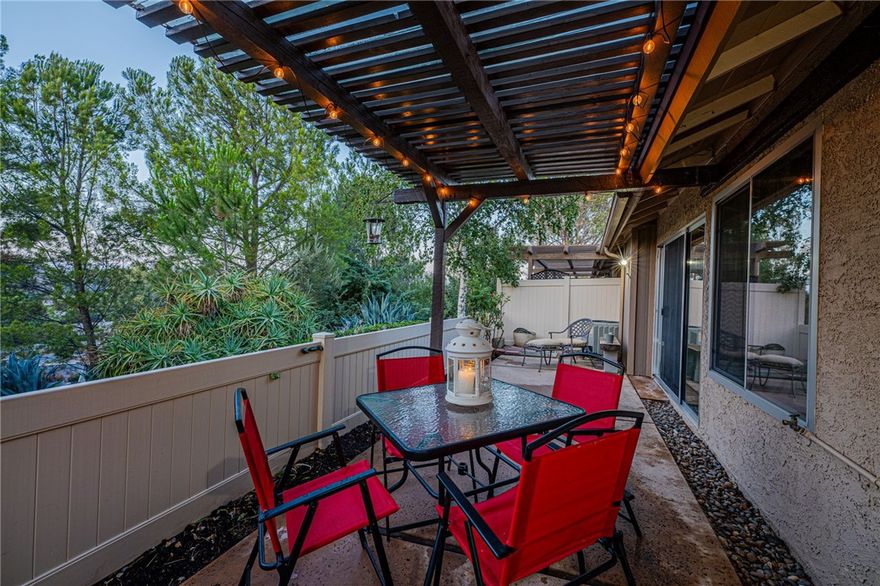 Turnkey is an understatement. This single-story corner unit in the gated Scenic Hills community isn’t just move-in ready—it’s done to the nines. From the entry to the kitchen to the primary bedroom, every space has been thoughtfully opened and finished with quality touches that make life effortless. But it’s not just what’s new, it’s what’s rare. Tucked into one of the most private spots: no upstairs neighbors, no noise. The oversized patio offers a serene outdoor experience surrounded by greenery, with space to host, unwind, or simply breathe. Inside, you’ll find closet space like no other in Scenic Hills—room for jeans, heels, hats, dresses, and still more. Add a layout that lives large, a flow that makes sense, and details that matter, and this one stands apart. Step out and you’re just moments from a private 9-hole golf course, pool, sauna, gym, tennis, trails, library, BBQ lounges, and a reservable clubhouse with a full kitchen. With on-site security and management, it’s true lock-and-leave living in a community that feels like a resort. This is the Scenic Hills property people wait for.



____________________________________________________________________________



Decir que está lista para mudarse se queda corto. Esta casa de una sola planta, en esquina dentro de Scenic Hills, no solo está lista para habitarse, está terminada con un nivel de detalle y calidad excepcional. Desde la entrada hasta la cocina y el dormitorio principal, cada espacio se ha abierto y mejorado con acabados de alta calidad que hacen que la vida sea sin esfuerzo. Pero no se trata solo de lo nuevo, sino de lo excepcional. Estás en uno de los rincones más privados: sin vecinos arriba, sin ruido. El patio amplio brinda una experiencia al aire libre tranquila, rodeada de vegetación, con espacio para recibir, relajarte o simplemente respirar. Por dentro, hay almacenamiento como en ningún otro en Scenic Hills: espacio para jeans, tacones, sombreros, vestidos y más. A esto se suma un diseño amplio, distribución funcional y detalles que hacen la diferencia. Al salir, estarás a pasos de un campo de golf privado de 9 hoyos, alberca, sauna, gimnasio, canchas de tenis, senderos, biblioteca, áreas de asador y un salón de eventos con cocina. Con seguridad y administración en sitio, es un verdadero estilo de vida sin complicaciones en un vecindario que se siente como un resort. Esta es la propiedad de Scenic Hills que muchos esperan.