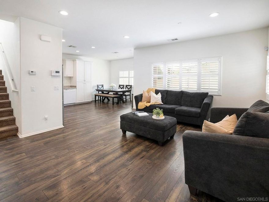 Price Improvement! Check out this awesome 2018 Detached Home that's all about easy living! With an open floor plan, you'll love the spacious primary suite and two extra bedrooms for family or guests. Step outside to a private backyard with a cozy patio and hassle-free turf, plus an attached 2-car garage for your convenience. Stay cool effortlessly thanks to the owned solar panels and whole house fan.  The homeowner's association adds to the fun with perks like pools, parks, and trails perfect for walking, biking, or running. Plus, getting around is a breeze with easy access to major highways. Enjoy the best of both worlds with peaceful vibes and city conveniences right here in San Diego County. It's a great place to call home!  FHA and VA Approved Complex! Built in 2018, Horse Creek Ridge Homeowner's Association has a lot to offer with multiple pools, parks, trails and fun things to do with the other neighbors! Palomar College is building an a new campus within walking distance. This home comes with custom built Plantation Shutters in every room, lots of storage and paid off Solar Panels with a Whole House Fan in the Attic to pull out the warm air. Attached 2 car garage with room for storage.   Why buy in Fallbrook?  1. Scenic Beauty Enjoy stunning landscapes and a peaceful lifestyle amid rolling hills and avocado groves. 2. Community Spirit Fallbrook is known for its friendly atmosphere and engaging local events like the Avocado Festival. 3. Convenient Location Close to San Diego and Orange County, Fallbrook offers serene living with city access. 4. Affordable Luxury Experience luxurious living at a more accessible price compared to other Southern California areas. 5. Great Schools Families benefit from quality educational options in the area. 6. Cultural & Recreational Activities With art galleries, theaters, and hiking trails, there's always something to enjoy. 7. Strong Investment A robust real estate market makes Fallbrook a smart investment as well as a lifestyle choice. Fallbrook offers a unique blend of community, nature, and opportunity. Come discover your ideal home in this incredible locale!