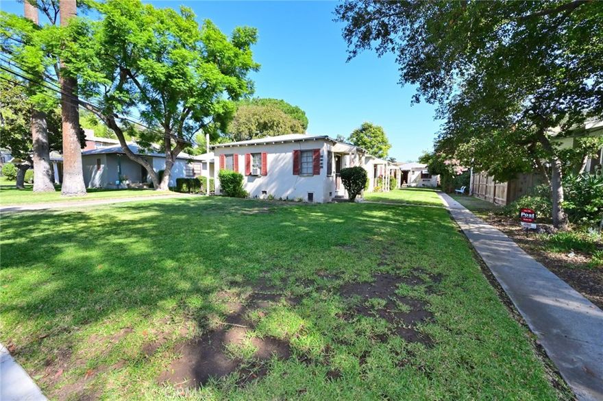 4 Single-story Bungalows several blocks north of Old Town Pasadena, Large ±12k SF Lot, 4 detached garage parking, Highly desirable layout, Easy to Rent and Manage. 514-520 N Madison Ave, a bungalow style 4-units Single story apartment in the City of Pasadena. Situated only several blocks north of Old Town Pasadena, 2 blocks west of Los Robles Ave, and just within walking distance of many dining, shopping, and other attractions in Pasadena. It is situated on a quiet residential street surrounded by single family houses. This property is being sold together with 5 adjacent buildings to its north that are own by same seller – can be purchased together or individually (526 N Madison, 536 N Madison, 542 N Madison, 562 N Madison, and 570 N Madison). 

The property offers a highly desirable bungalow single-story layout (no adjoining walls) providing tenants with single family residential feel. It consists of 4 separate bungalows with a lush center courtyard/walkway providing serene atmosphere for the tenants. The unit mix is all 1bedroom+1bathroom, which makes it very easy to rent and manage. The property was built in 1937, has a total of ±2,156 SF building size and is situated on a large ±11,998 SF lot. Each unit is charming with original hardwood flooring, faux fireplace, plenty of built in cabinets, tiled kitchen and bathroom, and in-unit laundry hookups (seller provide laundry machine in 1 unit). The back unit (#520) has a large private backyard. 

Parking is provided via detached 4 car garages in the back.  Each unit has individual water heaters and separately meters for electricity and gas. Each unit has its own laundry hookups.

The property is in the highly desirable area of Pasadena just several blocks north of Old Town Pasadena. It is situated on a quiet tree-lined street and within minutes from the Gold Line and numerous additional shopping and dining options on Colorado Boulevard and Lake Avenue.  Near Pasadena’s historic City Hall, it sits just minutes from the California Institute of Technology, Pasadena Community College, and the 210 and 110 Freeways, offering ease of access to neighboring cities and entertainment destinations in the region. Historic Old Pasadena’s charming storefronts house 200 shops plus a wide array of restaurants and night spots. The Pasadena Convention Center, Pacific Asia Museum, the historic Tournament of Roses house, and the Norton Simon Museum are minutes away.