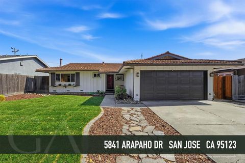 Photo of 5841 Arapaho Drive, San Jose, CA 95123 (MLS # ML82047135)