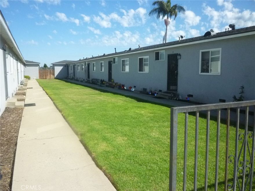 Nicely renovated two-bedroom with one-bathroom apartment in the highly sought after Torrance Unified School District. The living room opens to a large private backyard (how many apartments have you seen with a private backyard?) that will be perfect for BBQ's and entertaining. The kitchen was completely renovated with new kitchen cabinets, new quartz countertops and stainless steel dishwasher, range and microwave hood. The bathroom was recently updated with newer bathtub, ceramic subway tiles and vinyl plank flooring. There are also washer and dryer hookups (side by side) in the kitchen (no more waiting for someone to finish their laundry in a community laundry room and no more driving to the laundromat!). There are new ceiling fans installed in both bedrooms, the living room and the eat-in kitchen as well as recessed lighting. The apartment is freshly painted throughout, has new window covers throughout and newer dual pane windows, new vinyl plank flooring throughout that looks beautiful and is water resistant, private one-car garage plus one off-street parking and too much more to mention. This is a must see!