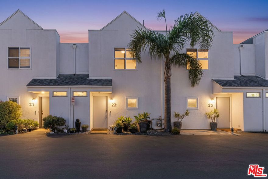 Experience modern coastal living in this stylish 2-bedroom, 2-bath townhouse in Malibu's Ramirez Canyon. Spanning just over 1,000 sq ft, the home features vaulted ceilings, light-filled interiors, and an open-concept layout that flows to a private patio with peek-a-boo ocean views. The updated kitchen is equipped with stainless steel appliances and a breakfast bar, while the spa-inspired baths offer a rain shower, skylight, and soaking tub.Additional highlights include built-in closets, in-unit laundry, central A/C, tankless water heater, and a private two-car garage with storage. Residents enjoy access to a community pool and picnic area, all just minutes from Malibu's beaches, dining, and shopping.