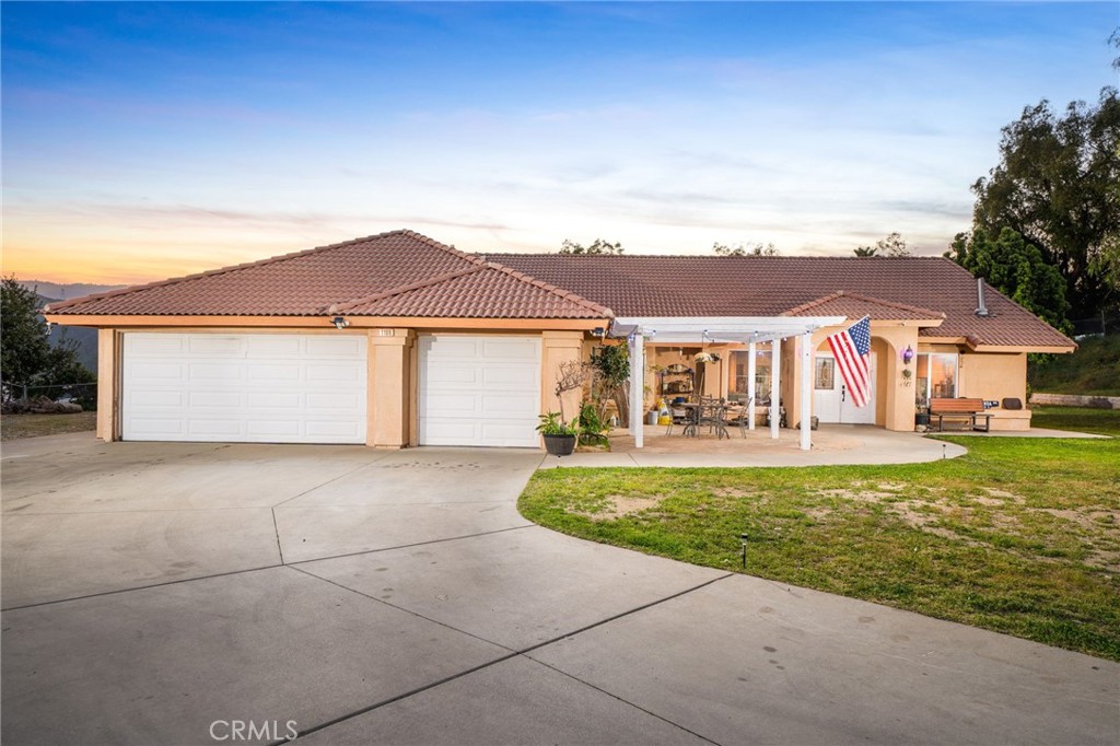 Welcome to 1108 Richmond Hill Court, a rare opportunity to own a beautifully maintained TWO IN ONE LOT property in the foothills of Devore Heights with stunning views and endless potential for multi-generational living or savvy investment. Nestled on a spacious lot at the end of a quiet cul-de-sac, this unique property features a 2,772 sqft main residence and a fully permitted 820 sqft 1-bedroom, 1-bathroom GUEST HOUSE, offering ideal flexibility for extended family, guests, or rental income. The main home welcomes you with a bright and open layout, complete with a spacious kitchen, generous living areas, and large windows that bring in natural light and mountain views. Thoughtfully updated with new floors, paint, brand-new central AC system and furnace, this home ensures year-round comfort. Both the main house and guest home are equipped with modern tankless water heaters, adding energy efficiency and convenience. Outside, you’ll find a tranquil backyard retreat with mature trees, a covered patio, and ample space for gardening, play, or entertaining under the stars. The oversized driveway and three-car garage provide plenty of parking and storage. Located just minutes from major freeways, shopping, and Cal State San Bernardino, this property combines peaceful hillside living with unbeatable access to everything you need. Whether you're looking for a private estate to share with family or an investment with income-generating potential, this home has it all.