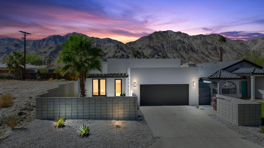 Immaculate and Move-In Ready with Stunning Mountain Views!Built in 2017, this pristine 3-bedroom, 2-bath home combines modern comfort with timeless desert charm. Behind a private gated entrance, you'll discover an inviting open-concept floor plan with soaring ceilings and an abundance of natural light. The spacious great room seamlessly connects the living, dining, and kitchen areas--perfect for both relaxed everyday living and effortless entertaining.Enjoy breathtaking mountain views that create a serene backdrop inside and out. Every detail has been lovingly maintained, showcasing true pride of ownership. Additional features include an EV charging station, high ceilings, and impeccable finishes throughout. In pristine condition and truly move-in ready, this home is a wonderful blend of comfort, style, and scenic beauty--ready for you to make it your own.PLEASE NOTE THE HOUSE IS VIRTUALLY STAGED!