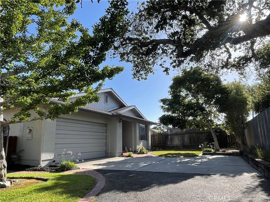 Well maintained property, tucked away in the desirable "Tree Streets" neighborhood of Arroyo Grande.  This 3 bedroom 2 bathroom home was built in 1984 and sits on a 6,600 sf lot that includes mature apple, orange, fig and lemon trees. As you enter through the front door, there is a formal family room and dining area. Off the kitchen, is a separate living room with a brick wood burning fireplace and a deck overlooking the backyard which is a gardeners dream with beautiful hardscape, drip system and a small green house.  Newer roof has been installed and the exterior has been recently painted.  Centrally located, this home is walking distance to nearby elementary, junior high and high schools as well as popular restaurants and coffee shops. Downtown Pismo Beach and the Village of Arroyo Grande are just a short 5 minute drive.