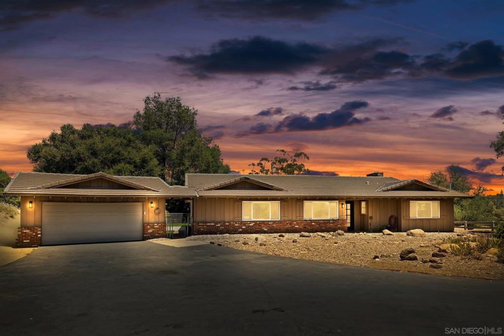 Welcome to this fully remodeled single story gem located in the highly sought after Palo Verde Ranch Alpine’s most prestigious neighborhood. This stunning 4 bedroom, 3 bathroom home spans 2,331 square feet of beautifully updated living space and sits on a sprawling 2.5 Acre lot designed for both luxury and function. From the moment you arrive, you’ll appreciate the privacy, space, and attention to detail. Inside, the home has been fully remodeled with high end finishes, an open and functional layout, and an abundance of natural light. The spacious kitchen, modern bathrooms, and stylish flooring throughout elevate this home to a whole new level. Step outside and enjoy your newly installed turf backyard, perfect for entertaining or relaxing under the stars. The property also features horse stables ideal for equestrian lovers or those looking to embrace ranch style living. Residents of Palo Verde Ranch enjoy access to private lakes, a community clubhouse, all with low HOA fees. This is a rare opportunity to own a turn key estate in one of Alpine’s finest communities, combining luxury, land, and lifestyle in one perfect package. Don’t miss your chance to call this incredible property home!