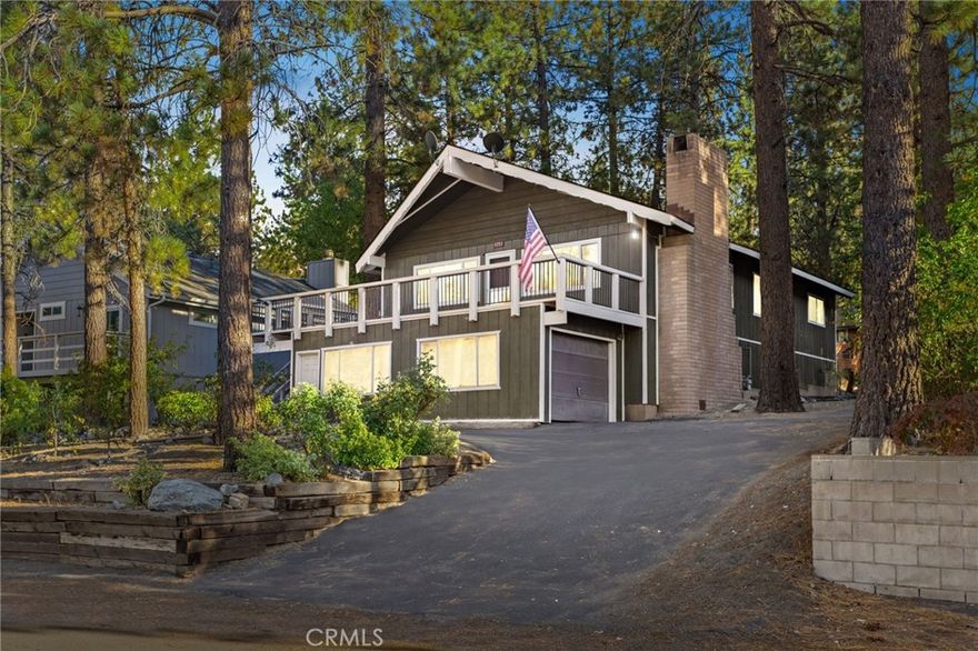 Welcome to this charming mountain retreat in Wrightwood! This spacious home features 3 bedrooms and 2 bathrooms with a bright, open layout designed for comfort. Enjoy a cozy living area with a fireplace, a functional kitchen with plenty of storage, and a dining space perfect for gatherings. The primary suite includes an en-suite bath, while additional bedrooms provide flexibility for family, guests, or a home office. Situated on a generous lot with beautiful mature trees, the property offers ample outdoor space for relaxing, entertaining, or simply taking in the mountain views. Conveniently located near Wrightwood Village, local shops, schools, and Mountain High Resort, this home is ideal for full-time living or a weekend getaway.