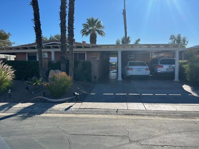Come and enjoy this updated home while you take in the view of the golf course hole number one. The main home has 2 suites with their own bathroom plus a quarter bath, while the casita has 1 bedroom and bathroom. Take in the view on the patio while you relax to the well maintained golf course. The community is a 55+ senior development with low HOA fees which include golf, cable TV, internet and trash pickup.