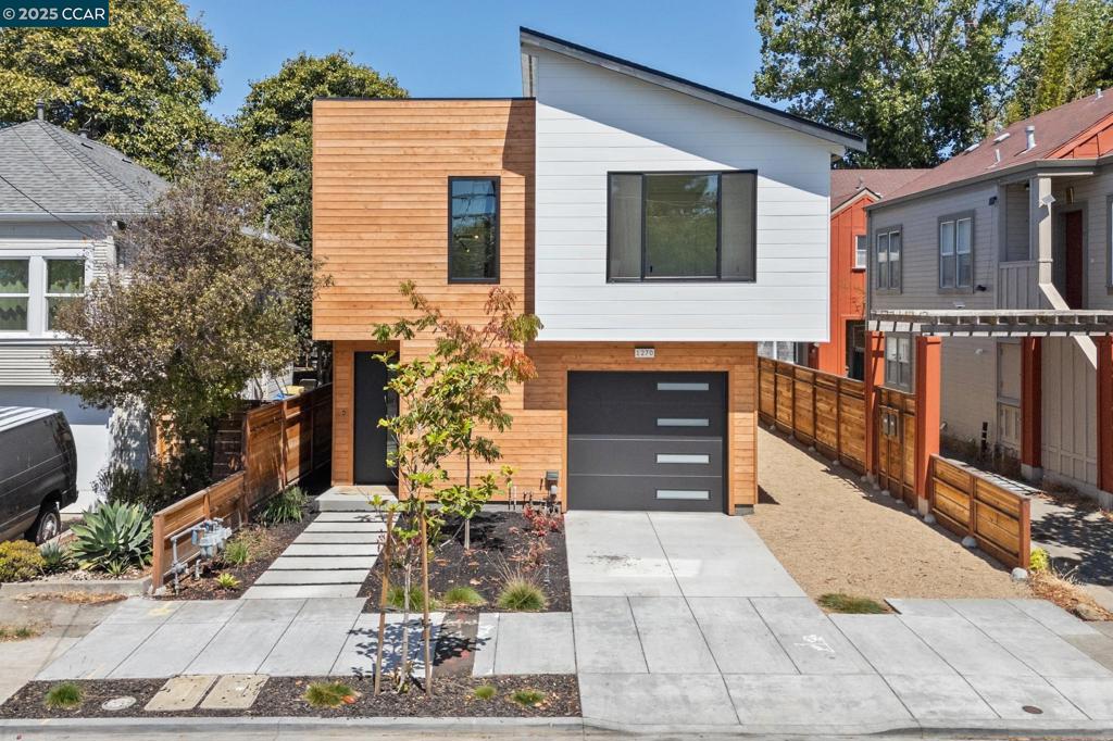A rare blend of design, location, and lifestyle – own 1 of 2 newly constructed Single Family Detached Condos (see CC&Rs) designed by the renowned Baran Studio Architecture. (See MLS # 41106214 for details about rear home). These 2 homes share no walls, offering privacy and coveted ground-level access in one of the East Bay’s most vibrant neighborhoods. Completed in 2025, this contemporary masterpiece blends modern elegance with premium finishes, elegant 8 foot doors, high ceilings, and windows that flood the space with natural light. This bright and airy feeling combined with an open-concept layout offers the perfect blend of comfort, privacy, and serenity. Experience the best of indoor-outdoor living while entertaining or relaxing on the private patio. This urban oasis embraces sustainability with an eco-friendly footprint, including solar panels, tankless water heater, and hydronic radiant floor heating. Enjoy unparalleled access to everything Berkeley and Emeryville has to offer – just minutes from many restaurant, shopping and entertainment options. With a Walk Score of 94, this location is a paradise for walkers or bikers. Convenient transportation options such as Emery Go-Round shuttles, BART, Amtrak, AC Transit, and other transit lines makes commuting a breeze.