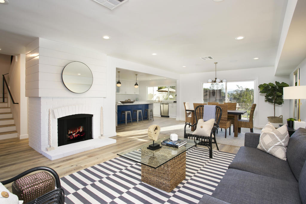 Ideally located in the heart of Westlake Village, this Lakeshore Community townhome offers a premium cul de sac location with vistas of the Westlake Lake. The property has been gorgeously remodeled with designer finishes throughout & the floorplan is reconfigured to suit a modern lifestyle. The kitchen is open to the dining room & great room spaces, and expanded with 3 walls of cabinets & a massive center island featuring gorgeous marble countertops & barstool seating. The master suite is redesigned to feature high soaring ceilings, an oversized closet & grand master bathroom with an elegant freestanding bathtub. The homeowner has spent an additional $200,000+ in upgrades, such as a fully finished garage with epoxy flooring, built in cabinets, electric car charger and new garage door & motor. The entryway courtyard has also been remodeled with new brick pavers, added drainage, new planter beds with landscaping & drip system. As per the HOA, this property & the attached neighbors are the only homes in Lakeshore that have been tented for termites, which the homeowner coordinated at his expense. Other upgrades include plumbing & kitchen clean out, attic cleaning & insulation, roof tune up, HVAC system repairs & new registers, and new refrigerator, washer & dryer. Walk or bike to Westlake's best dining, retail shops or yacht club just minutes from the property, plus exemplary Las Virgenes schools, nearby parks, playing courts and hiking/biking trails. This is the very best of Southern California life!